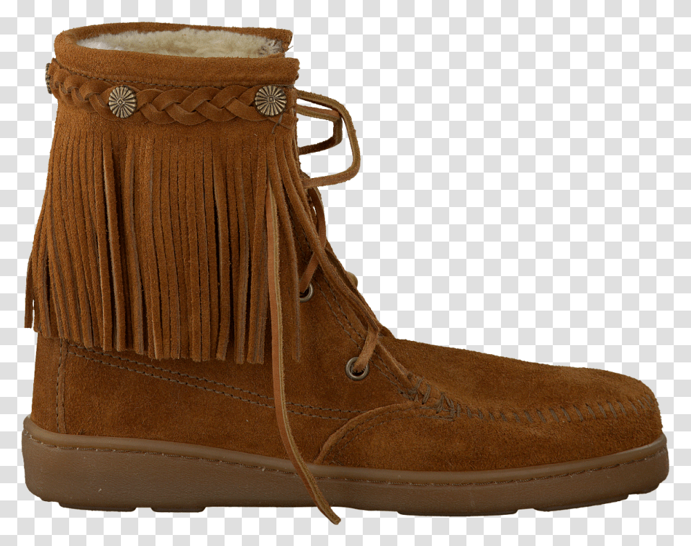 Cognac Minnetonka Ankle Boots Pile Lined Tramper Boot Work Boots, Clothing, Apparel, Shoe, Footwear Transparent Png