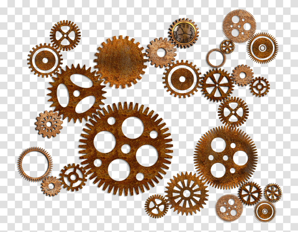 Cogs And Gears, Machine, Rug, Wristwatch Transparent Png