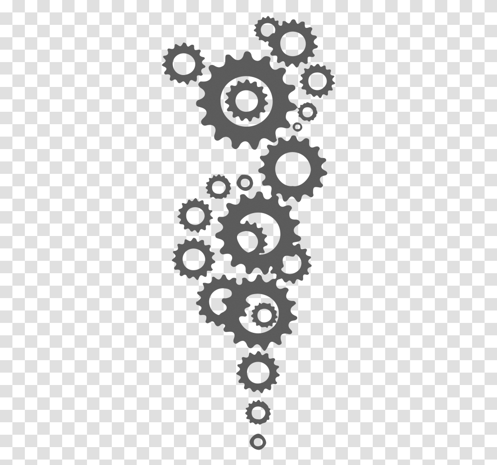 Cogs Gear Tattoo, Machine, Rug, Stencil Transparent Png