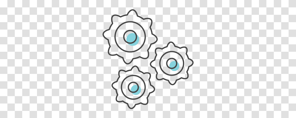 Cogs Icon Circle, Rug, Hole Transparent Png