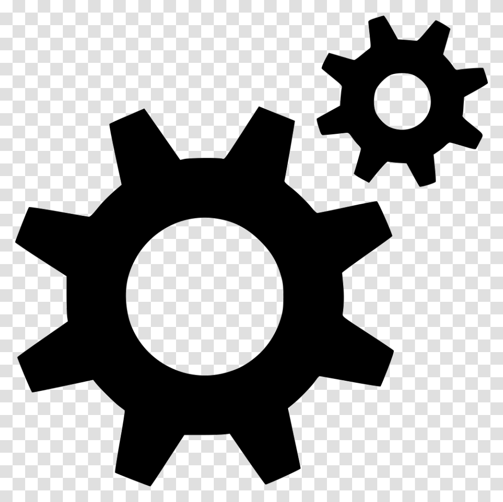 Cogs Icon Free Download, Machine, Cross, Gear Transparent Png