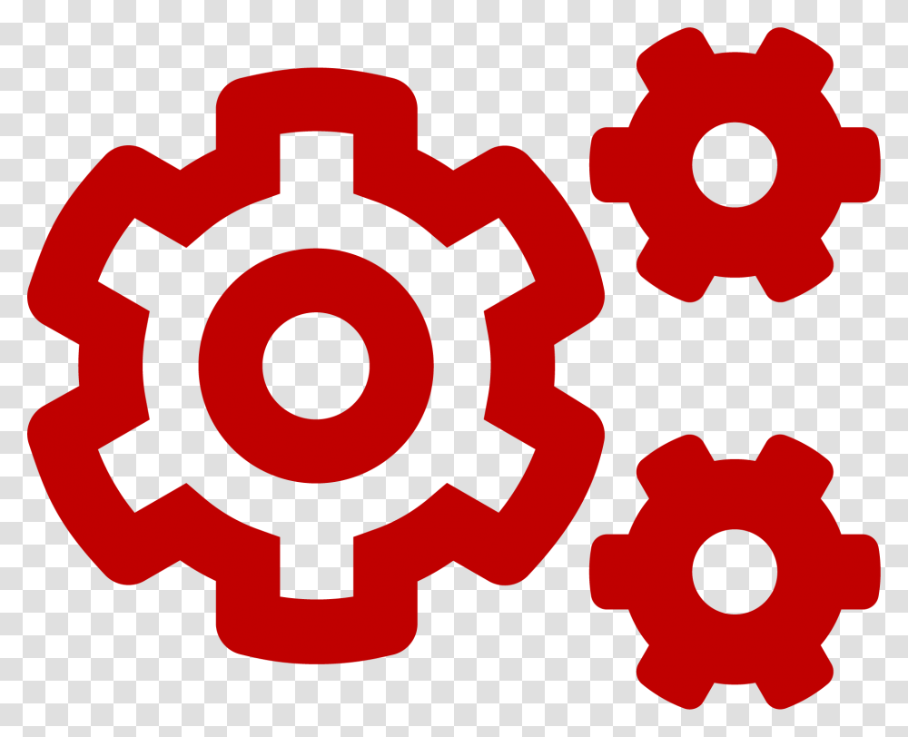 Cogs Icon Personalisation, Gear, Machine, First Aid, Pattern Transparent Png