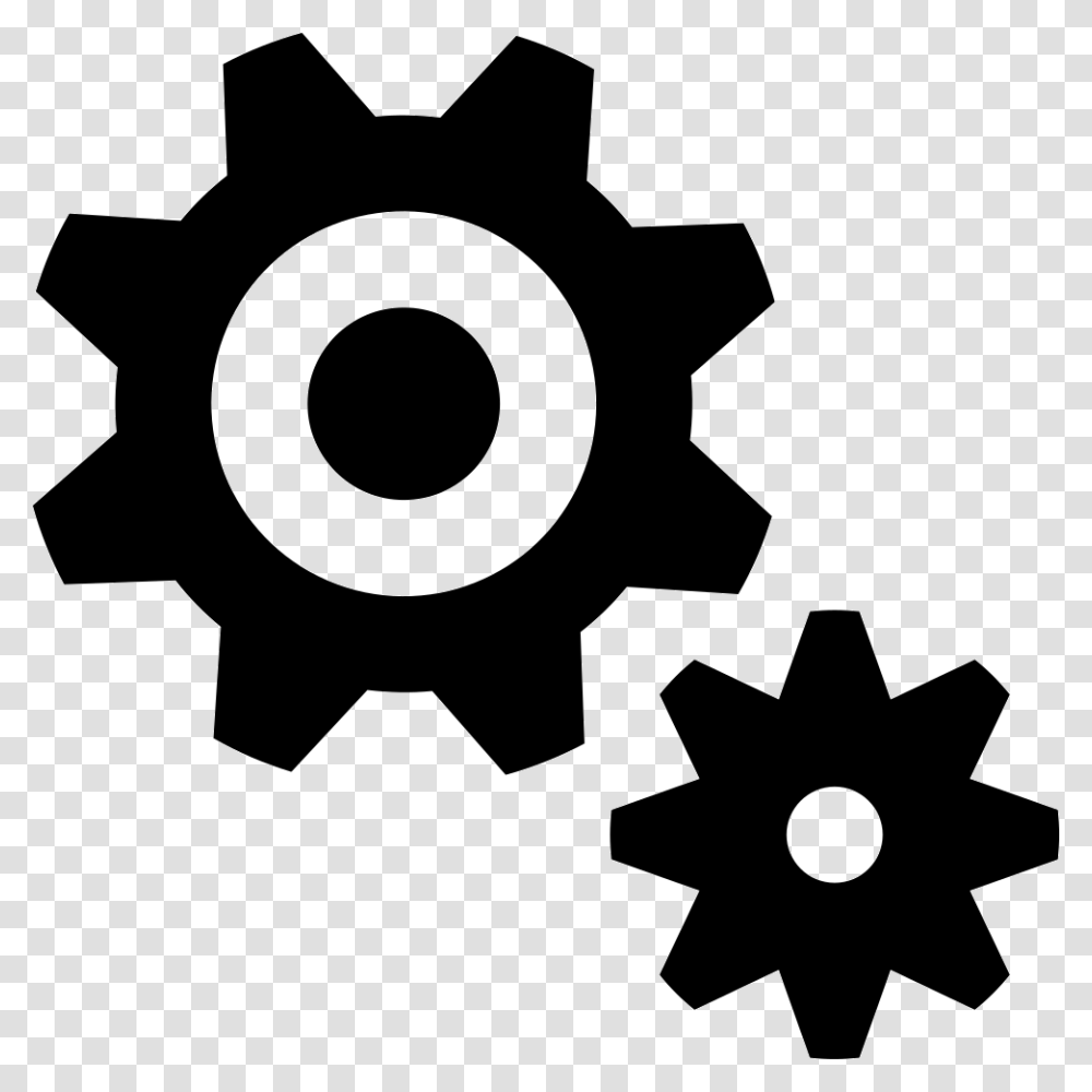 Cogs Nuts And Bolts Icon, Machine, Cross, Gear Transparent Png