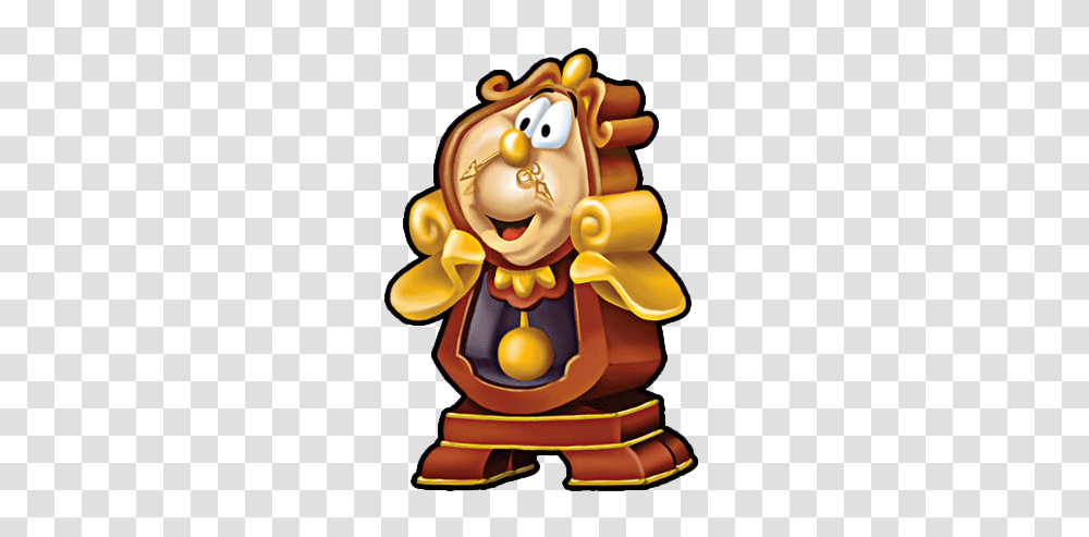 Cogsworth Cogsworth Clipart Beauty And The Beast, Birthday Cake, Weapon, Weaponry, Sweets Transparent Png