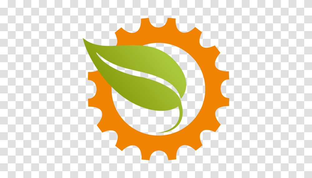 Cogwheel Leaf Icon, Machine, Painting, Gear Transparent Png
