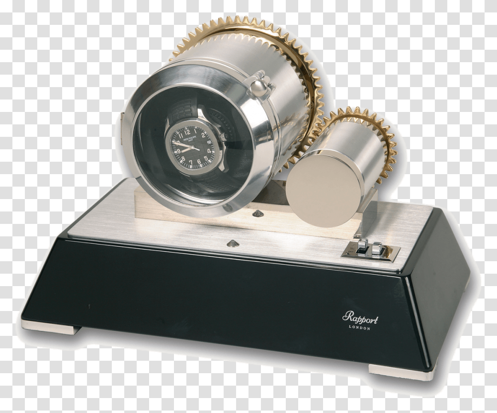 Cogwheel Single Automatic Watch Winder, Machine, Rotor, Coil, Spiral Transparent Png