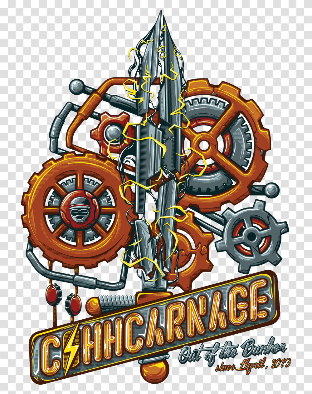 Cohh Carnage Illustration Clipart Full Size Illustration, Machine, Engine, Motor, Wheel Transparent Png