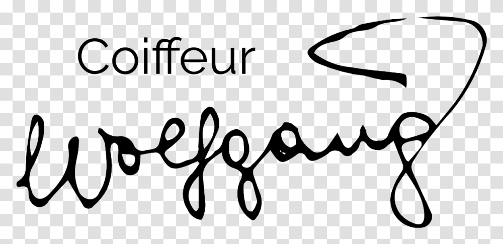 Coiffeur Wolfgang Calligraphy, Handwriting, Stencil, Alphabet Transparent Png