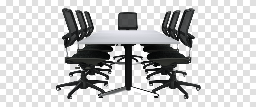 Coil Boardroom Table Conference Table, Chair, Furniture, Indoors, Meeting Room Transparent Png