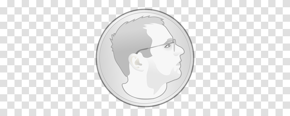 Coin Person, Head, Money, Nickel Transparent Png