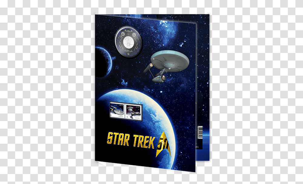 Coin And Stamp Set Star Trek Tm Star Trek, Astronomy, Outer Space, Universe, Clock Tower Transparent Png