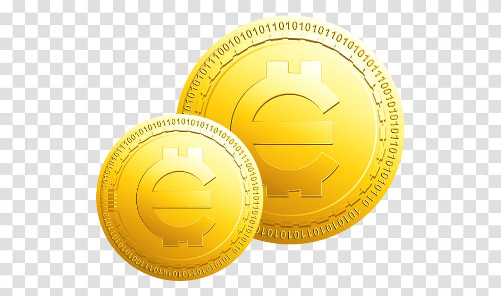 Coin Circle, Gold, Money, Gold Medal, Trophy Transparent Png