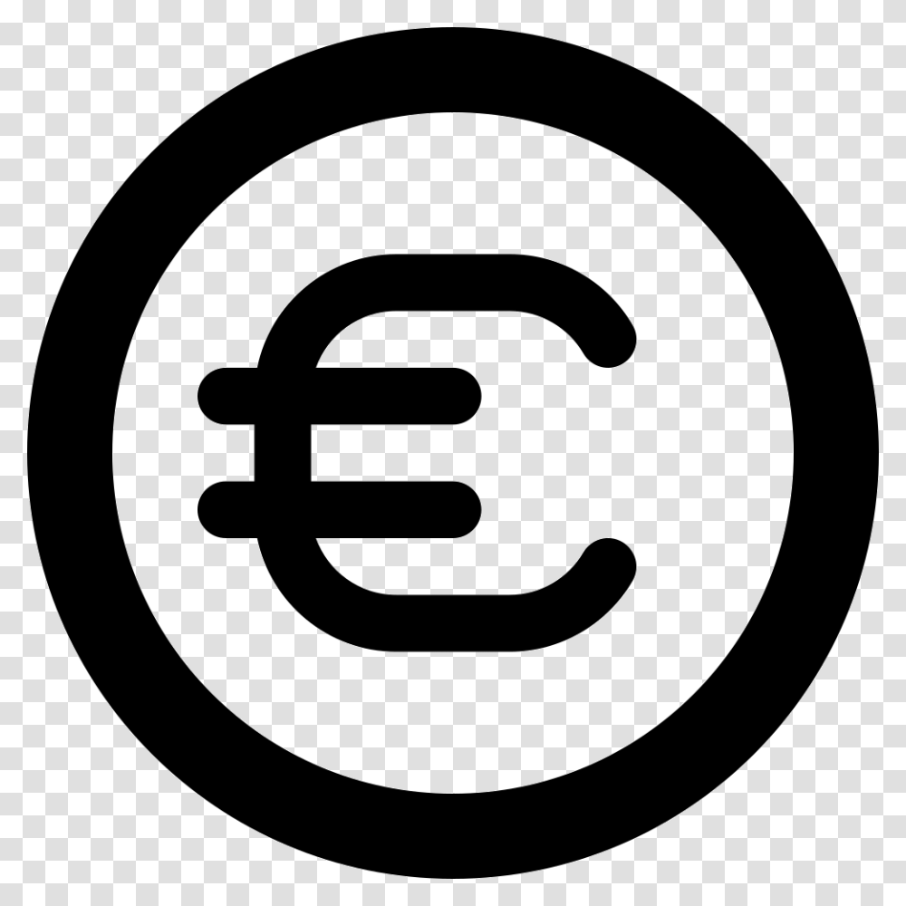 Coin Clipart Euro Cash Creative Commons, Logo, Trademark, Spoke Transparent Png