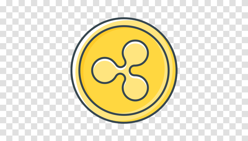 Coin Cryptocurrency Ripple Xrp Icon, Logo, Trademark, Number Transparent Png