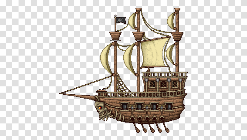 Coin Gun Terraria Pirate Invasion Ship, Architecture, Building, Bronze, Treasure Transparent Png