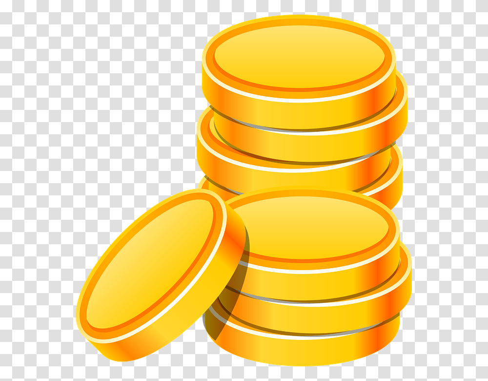 Coin Heap Gold Game Asset Lottery Luck Gamble Moneda De Oro, Money, Lamp, Treasure Transparent Png