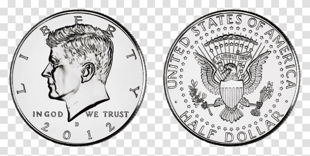 Coin Image Half Dollar 2012, Money, Nickel, Dime, Person Transparent Png