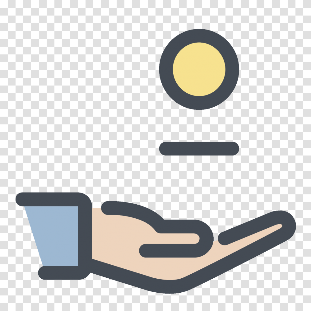 Coin In Hand Icon, Urban, Apparel Transparent Png