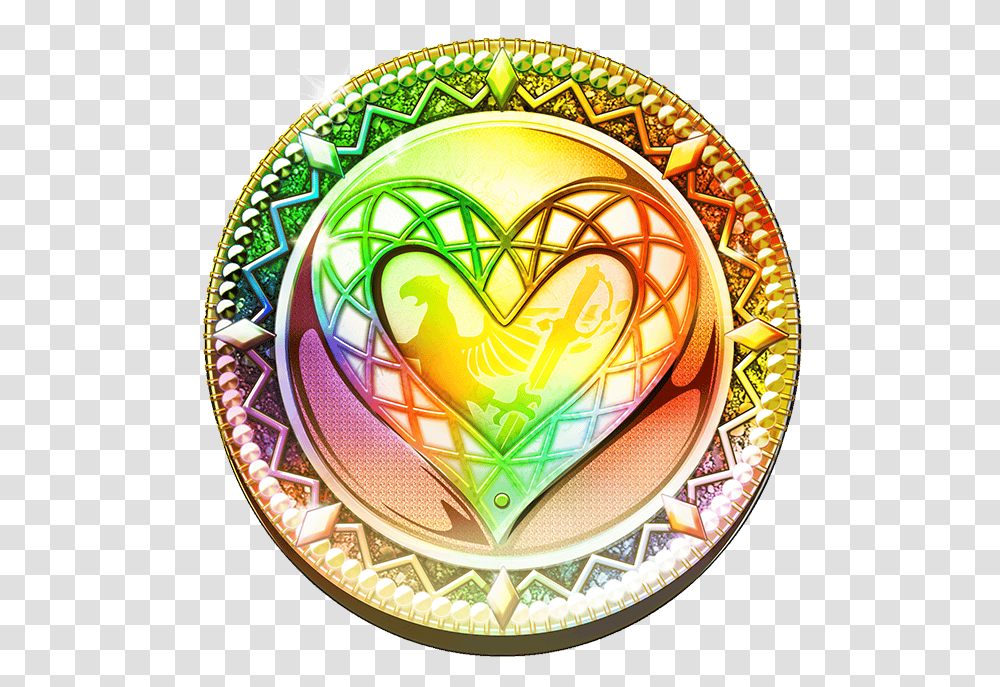 Coin L Ability Ssr Jojo's Bizarre Adventure Emblems, Heart, Gold, Clock Tower Transparent Png