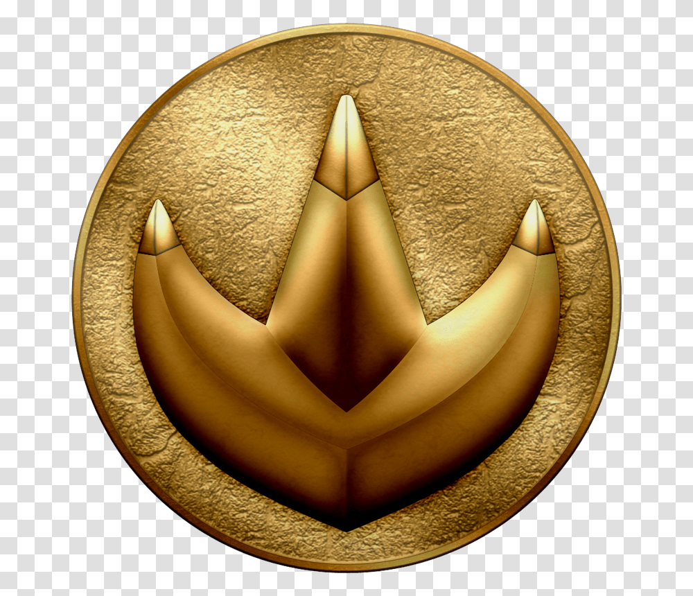 Coin Mighty Morphin Power Rangers, Gold, Banana, Fruit, Plant Transparent Png