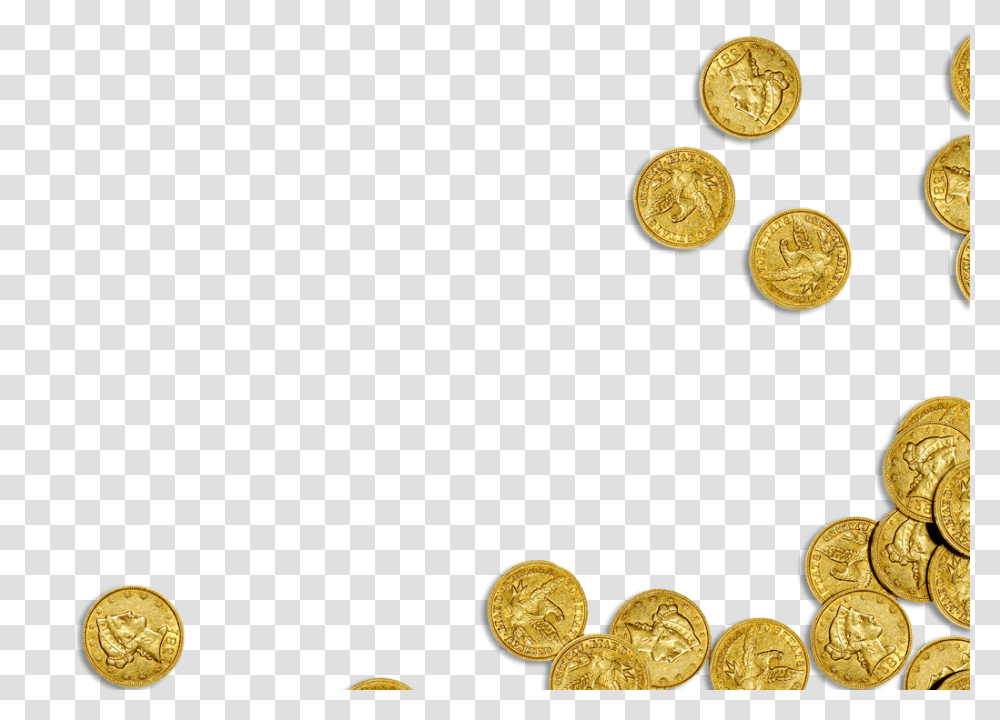 Coin, Money, Gold, Treasure, Nickel Transparent Png