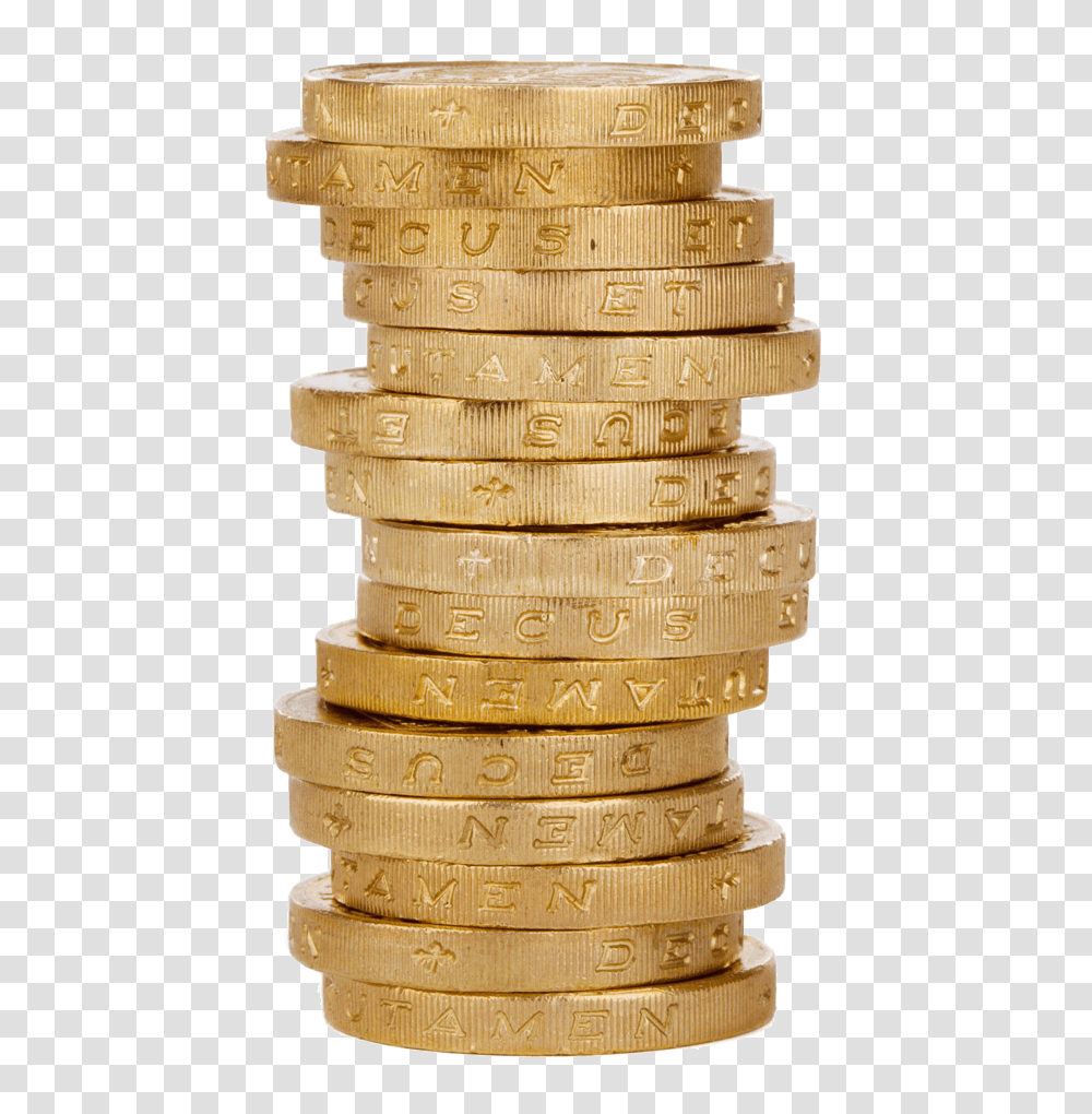 Coin, Money, Wedding Cake, Dessert, Food Transparent Png