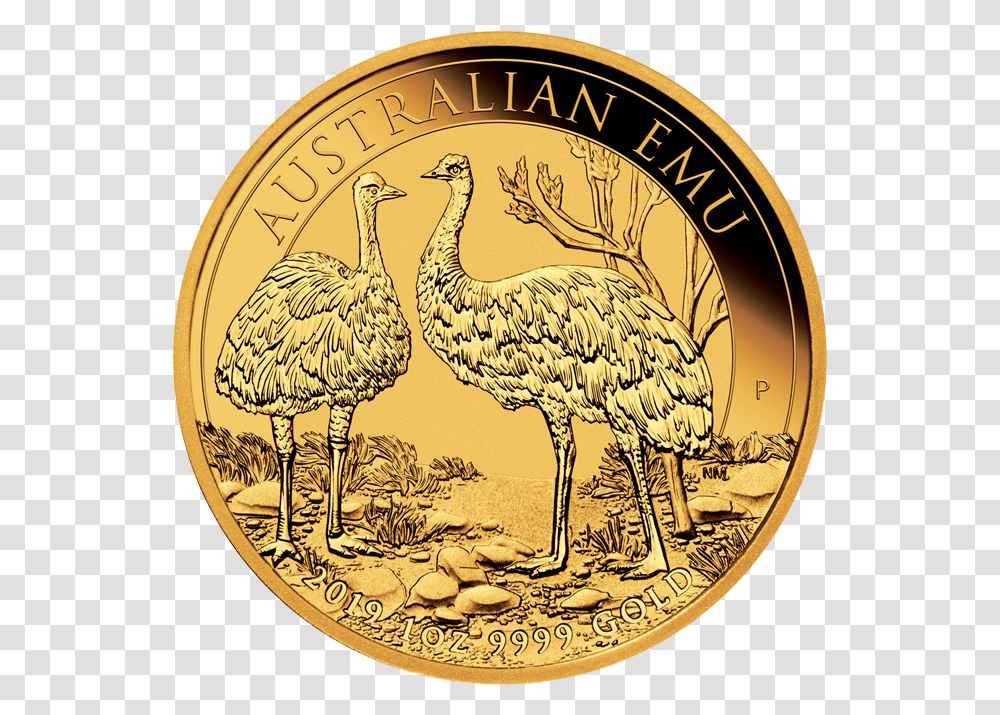 Coin Rewers Australian Emu Coins 2019, Bird, Animal, Money, Nickel Transparent Png