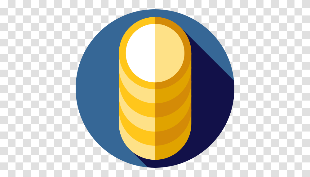 Coin Stack Icon, Cylinder, Pill, Medication, Lighting Transparent Png