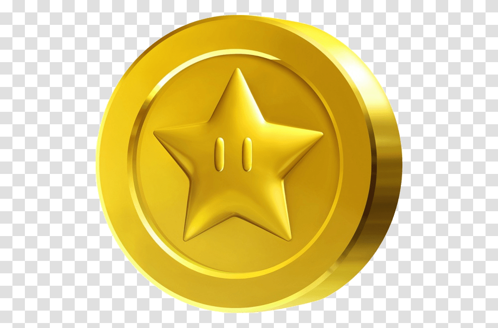Coin, Gold, Star Symbol, Gold Medal Transparent Png