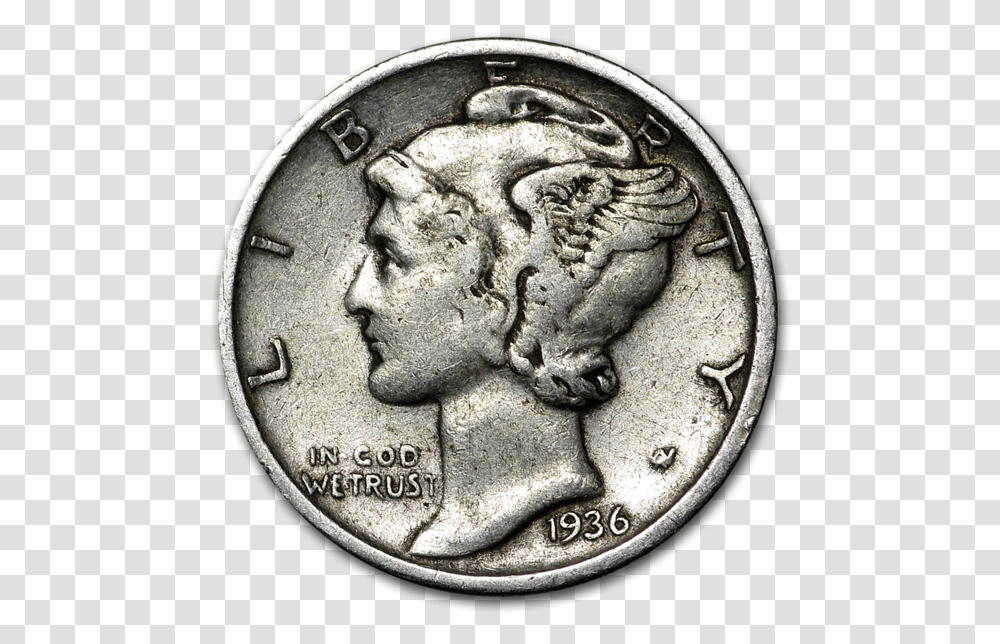 Coin Value Mercury, Dime, Money, Nickel Transparent Png