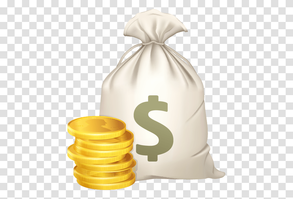 Coin Vector, Bag, Sack, Money, Snowman Transparent Png