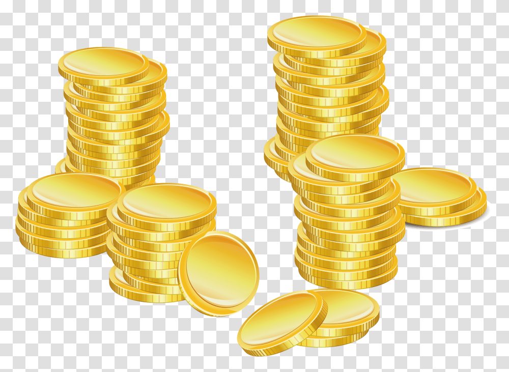 Coin Vector Free Cartoon Images Of Money, Gold, Treasure Transparent Png