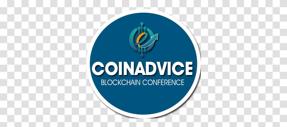 Coinadvice Blockchain Conference San Francisco Circle, Logo, Symbol, Label, Text Transparent Png