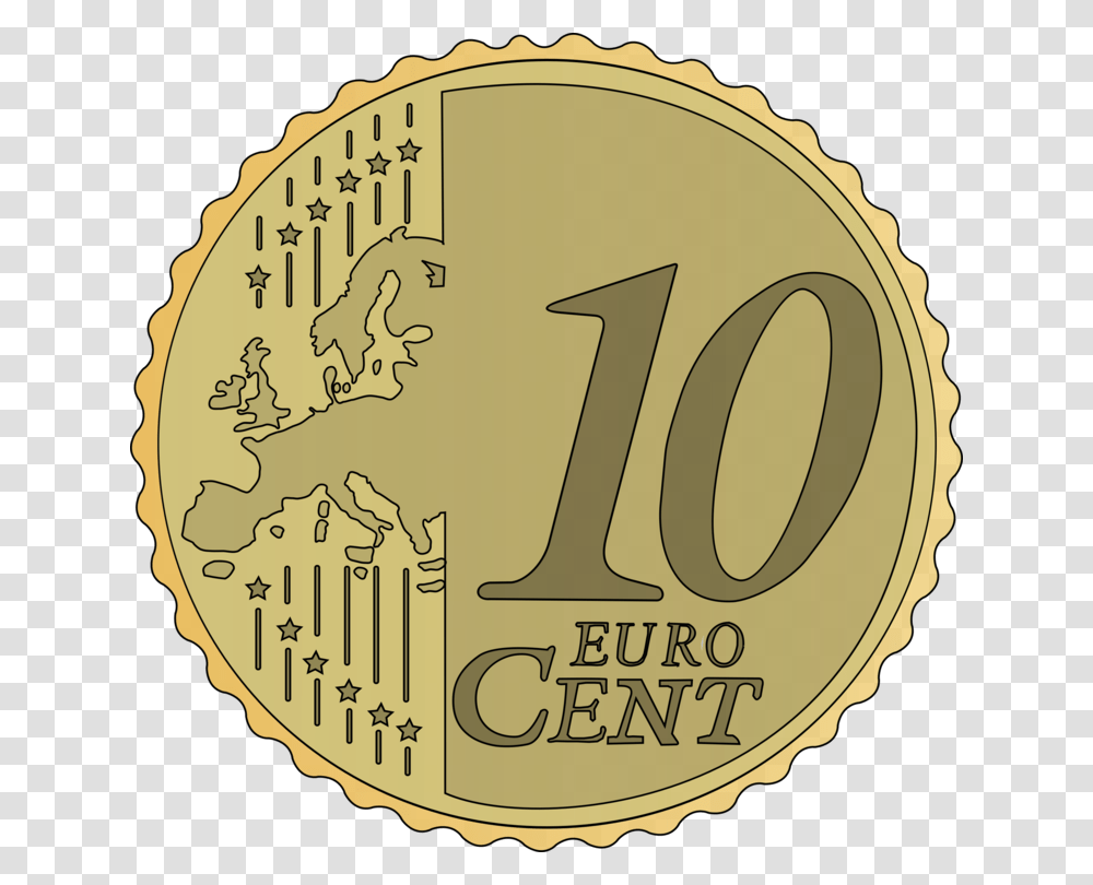 Coinmoneybrand 50 Centimes Euro, Number, Nickel Transparent Png