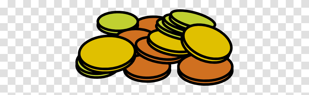 Coins Clip Art, Sliced Transparent Png