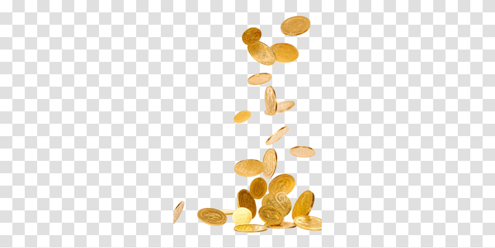 Coins Falling Gif & Clipart Free Download Ywd Gold Coin Falling, Plant, Vegetable, Food, Grain Transparent Png