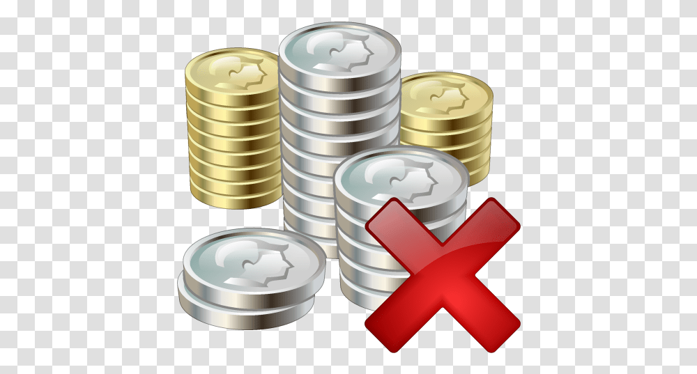 Coins Icon Money, Shaker, Bottle, Coil, Spiral Transparent Png