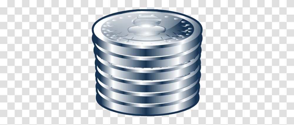 Coins Icon Silver Coin Icon, Aluminium, Money, Platinum Transparent Png