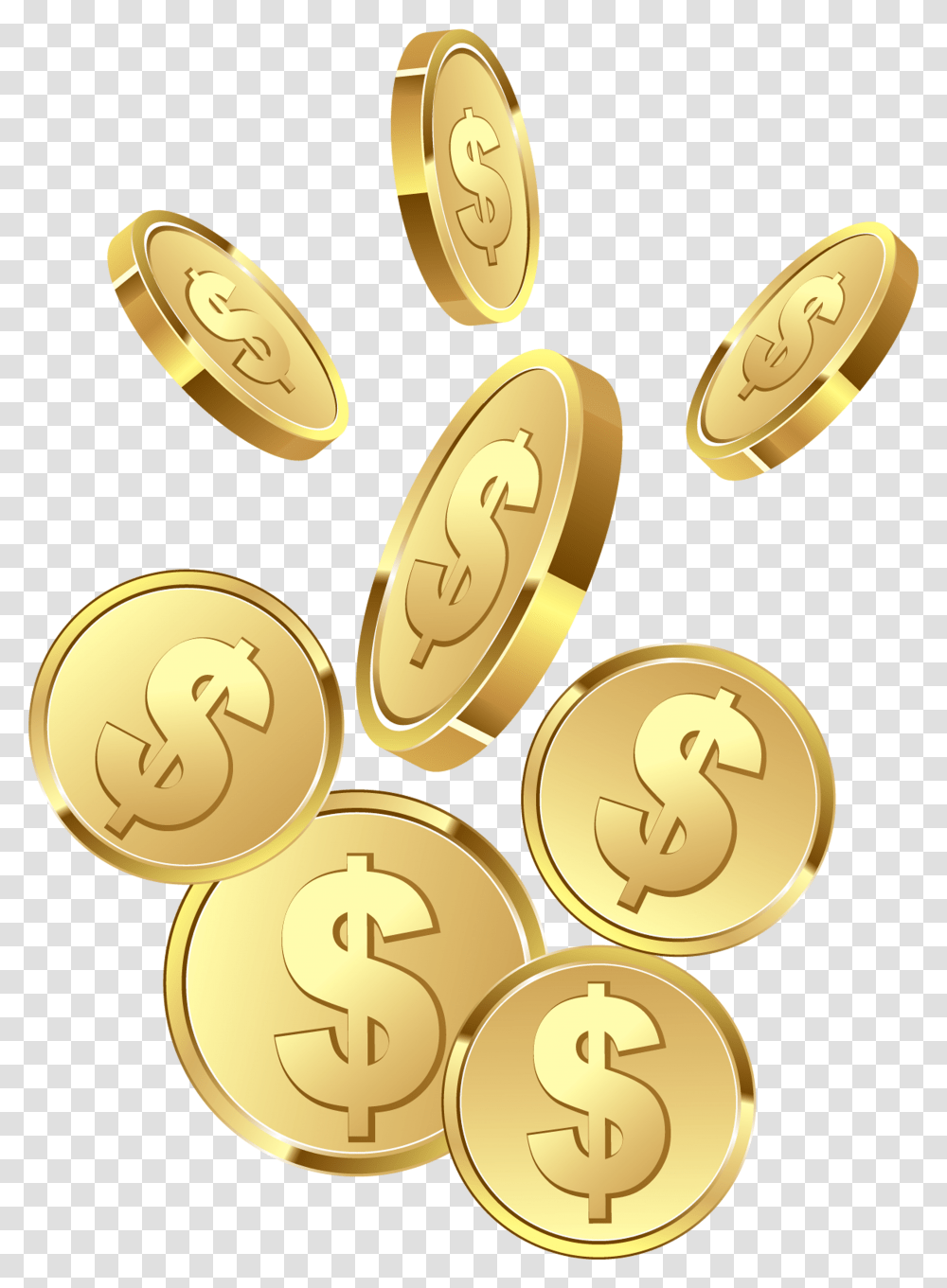 Coins Money Image Background Coins Clipart, Gold, Treasure Transparent Png