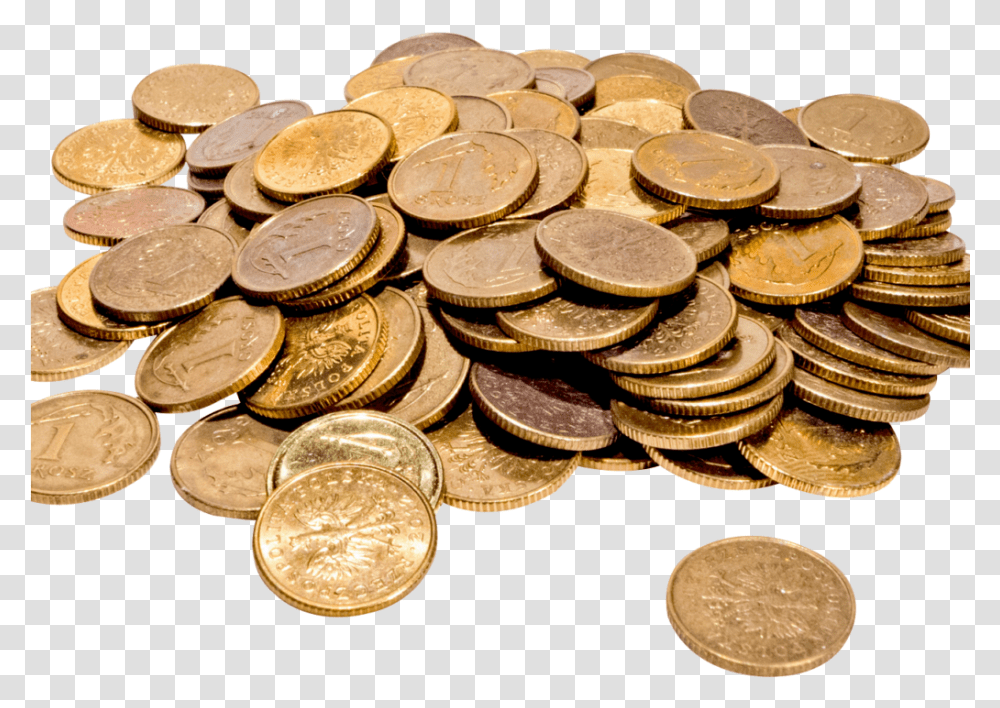 Coins, Treasure, Money, Gold, Fungus Transparent Png