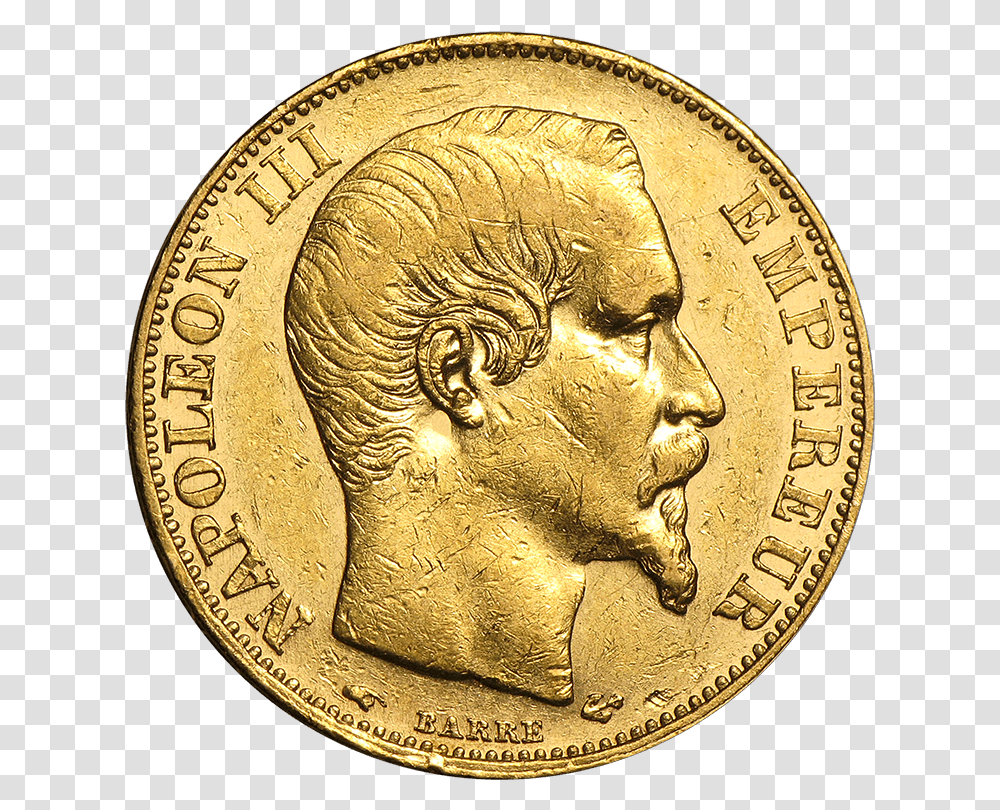 Coins & Paper Money Gold Bullion Random Date France 20 Collier Napoleon D Or, Painting, Art, Treasure Transparent Png