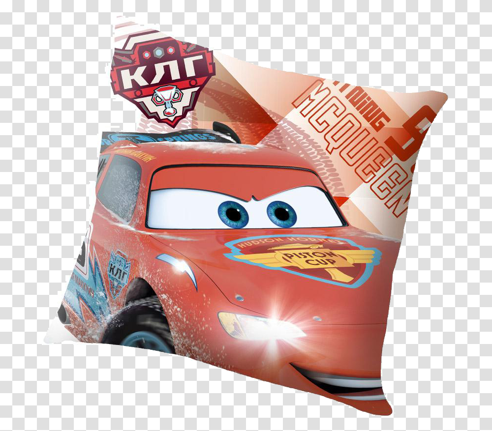 Cojn De Rayo Mcqueen Set Of 8 Cars Ice 20cm Plates Full Throw Pillow, Toy, Cushion, Vehicle, Transportation Transparent Png