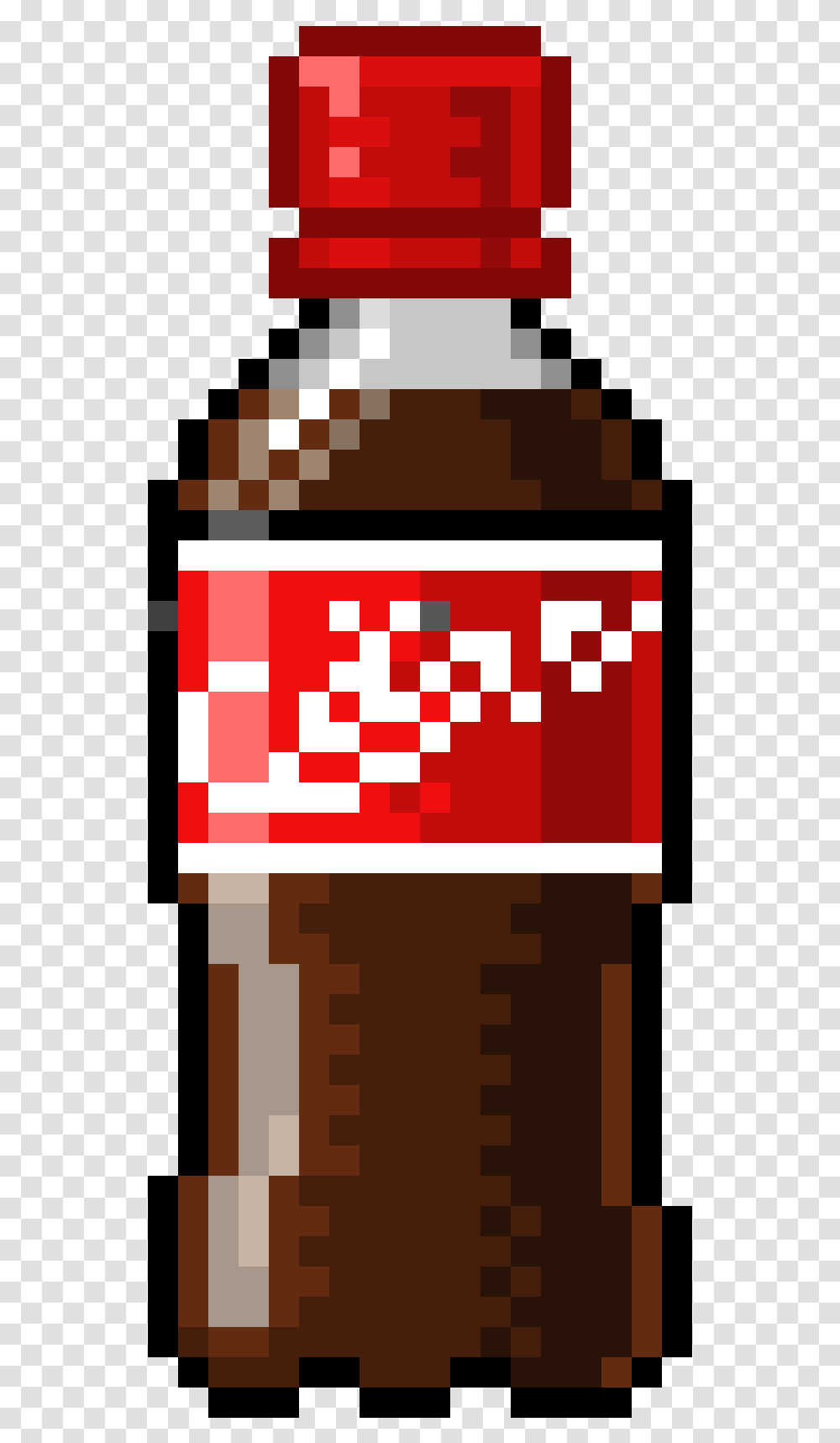 Coke Bottle Pixel Art, Super Mario, QR Code Transparent Png