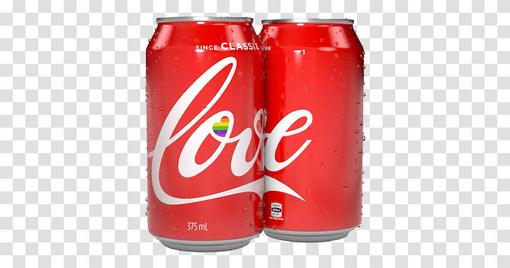 Coke Can Coca Cola Love Cans, Beverage, Drink, Soda, Ketchup Transparent Png