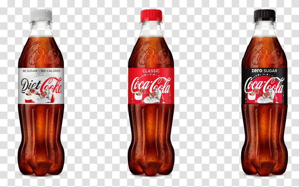 Coke Glass Bottle New Chrismas Coca Cola Transparent Png