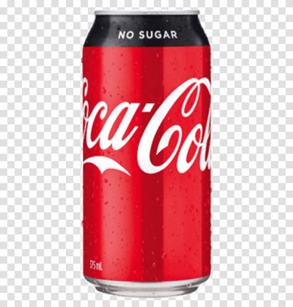 Coke No Sugar Can Clipart Coca Cola Orange Vanilla, Beverage, Drink, Soda, Beer Transparent Png