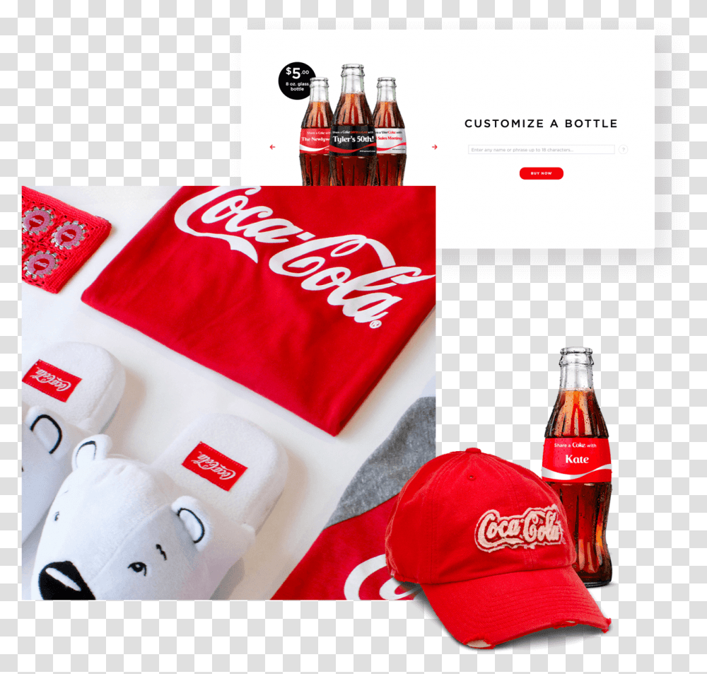 Coke Products Coca Cola Clothes, Beverage, Drink, Soda, Bottle Transparent Png