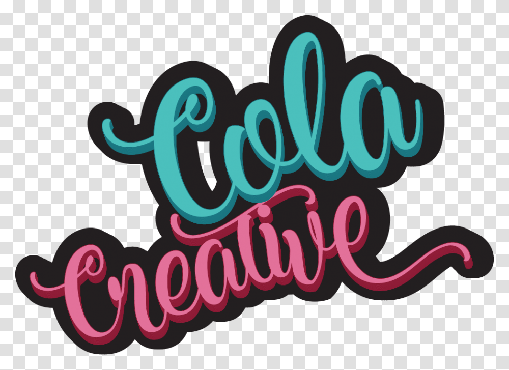 Cola Creative Logo, Handwriting, Calligraphy, Alphabet Transparent Png