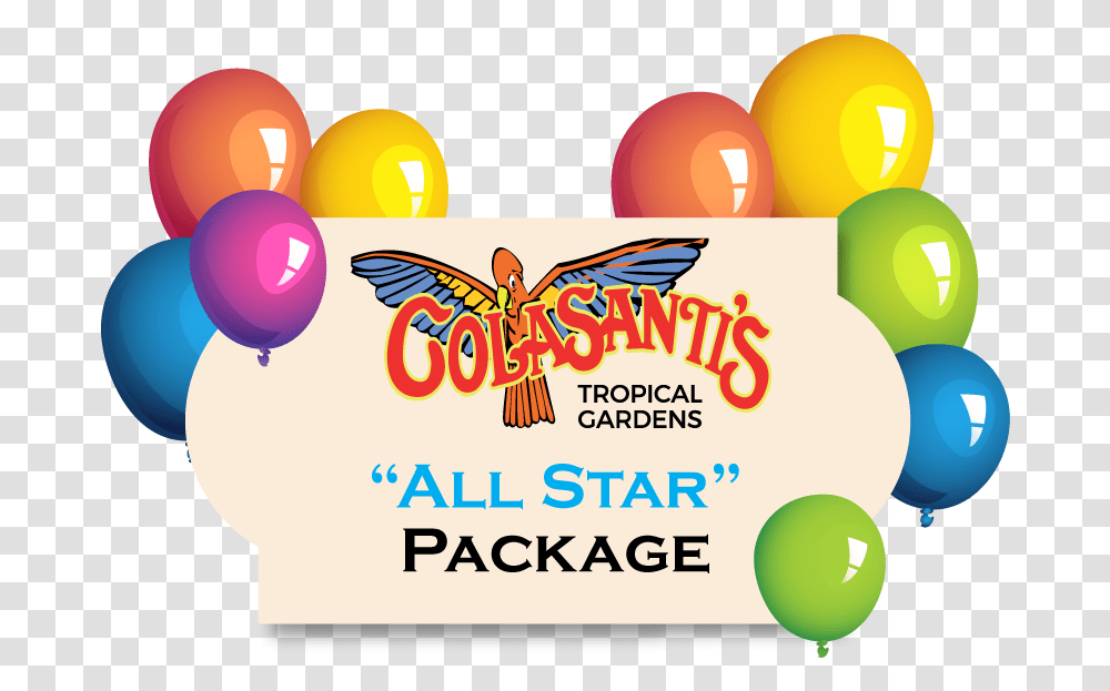 Colasanti S Tropical Gardens Graphic Design, Advertisement, Paper, Balloon Transparent Png