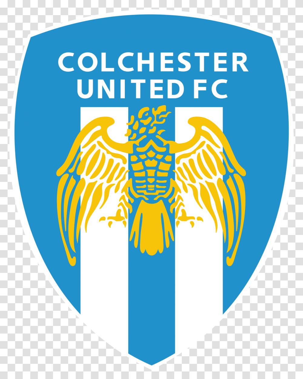 Colchester United F Colchester United Logo, Armor, Shield, Symbol, Trademark Transparent Png